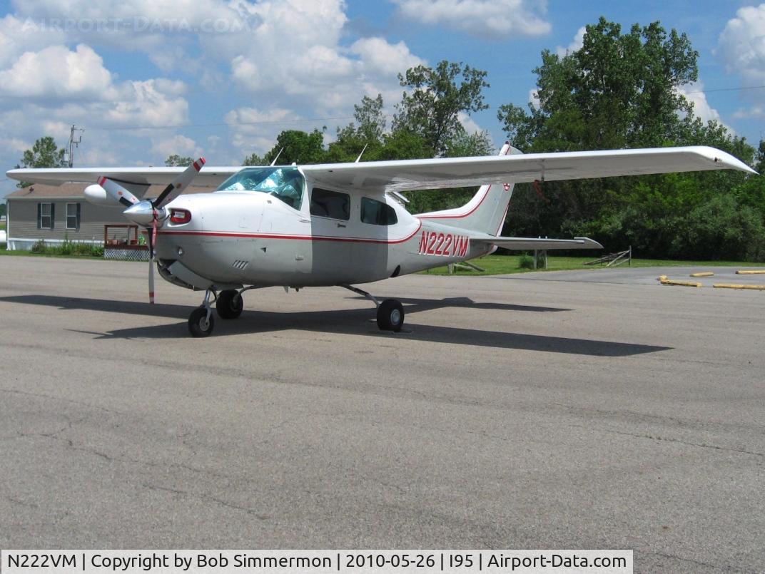 N222VM, 1980 Cessna T210N Turbo Centurion C/N 21063908, On the ramp at Kenton, Ohio