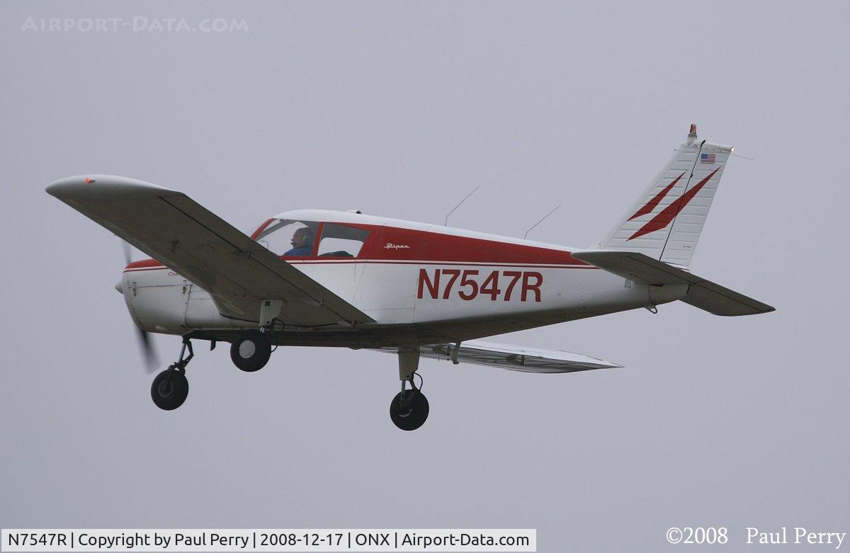 N7547R, 1966 Piper PA-28-140 C/N 28-22109, Getting some IFR time logged