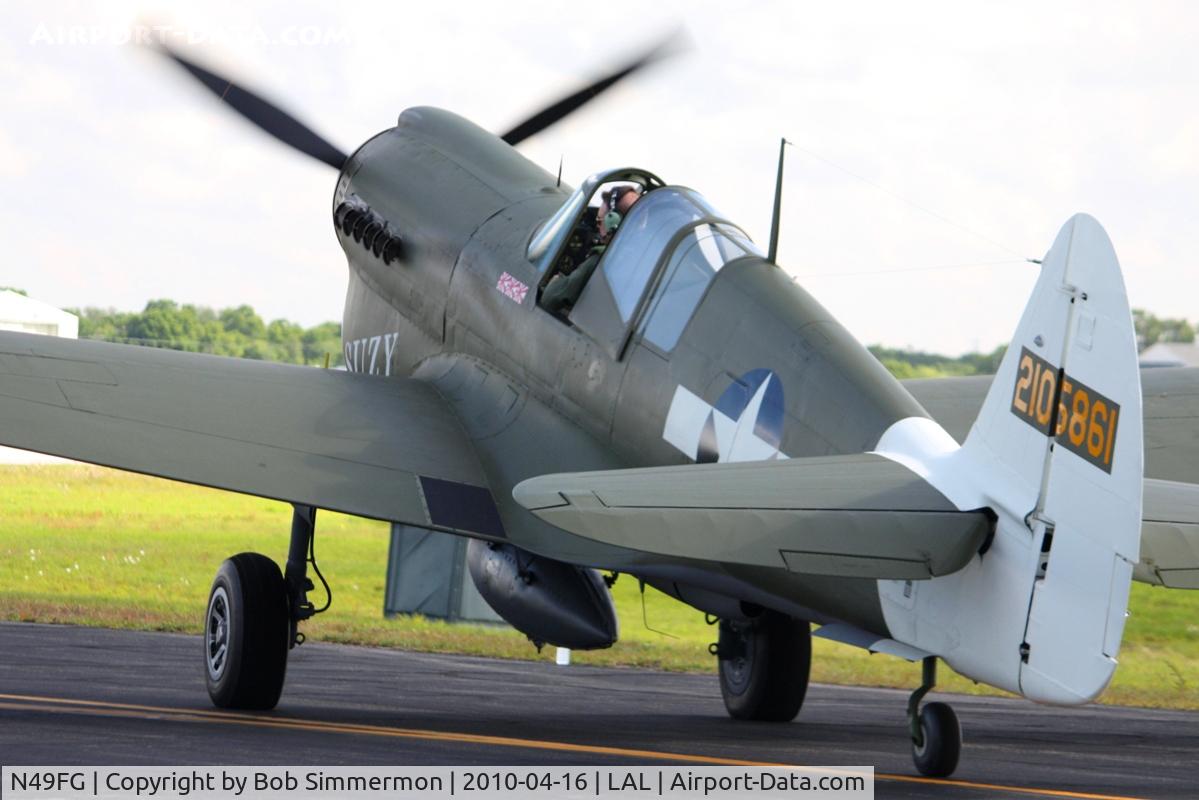 N49FG, 1943 Curtiss P-40N Warhawk C/N 29623, Sun N Fun 2010