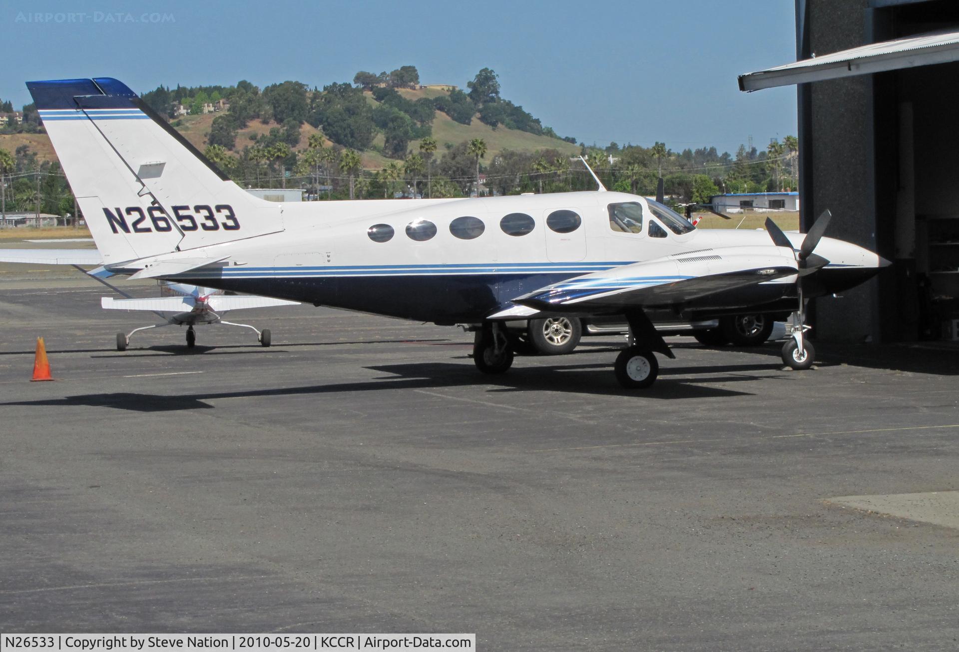 N26533, 1979 Cessna 421C Golden Eagle C/N 421C0686, Locally-based 1979 Cessna 421C in for checks @ Buchanan Field