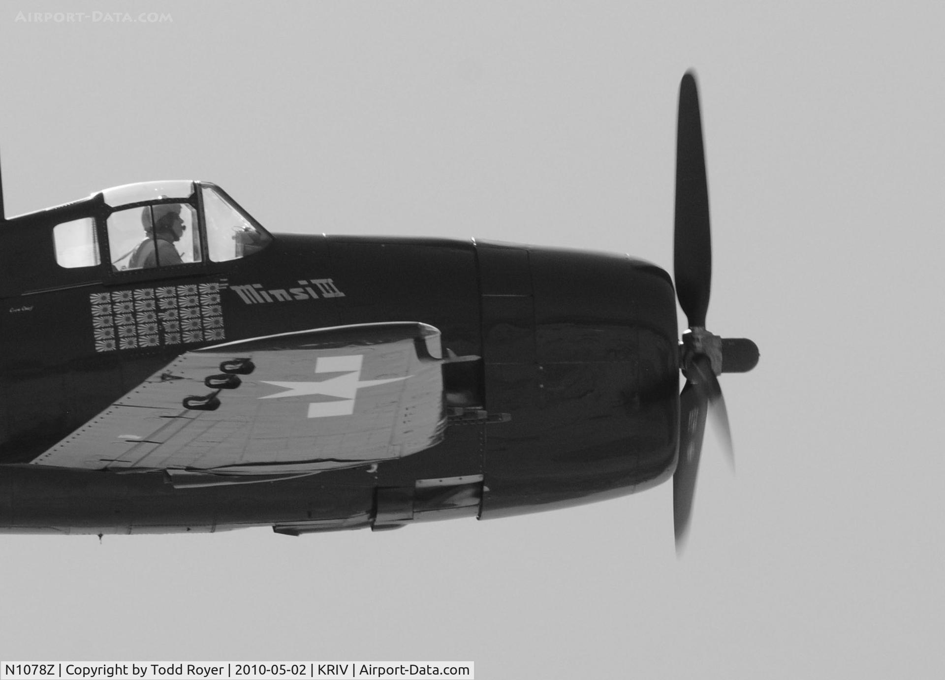 N1078Z, 1963 Grumman F6F-5 Hellcat C/N 27354801-66, March Field Airfest 2010