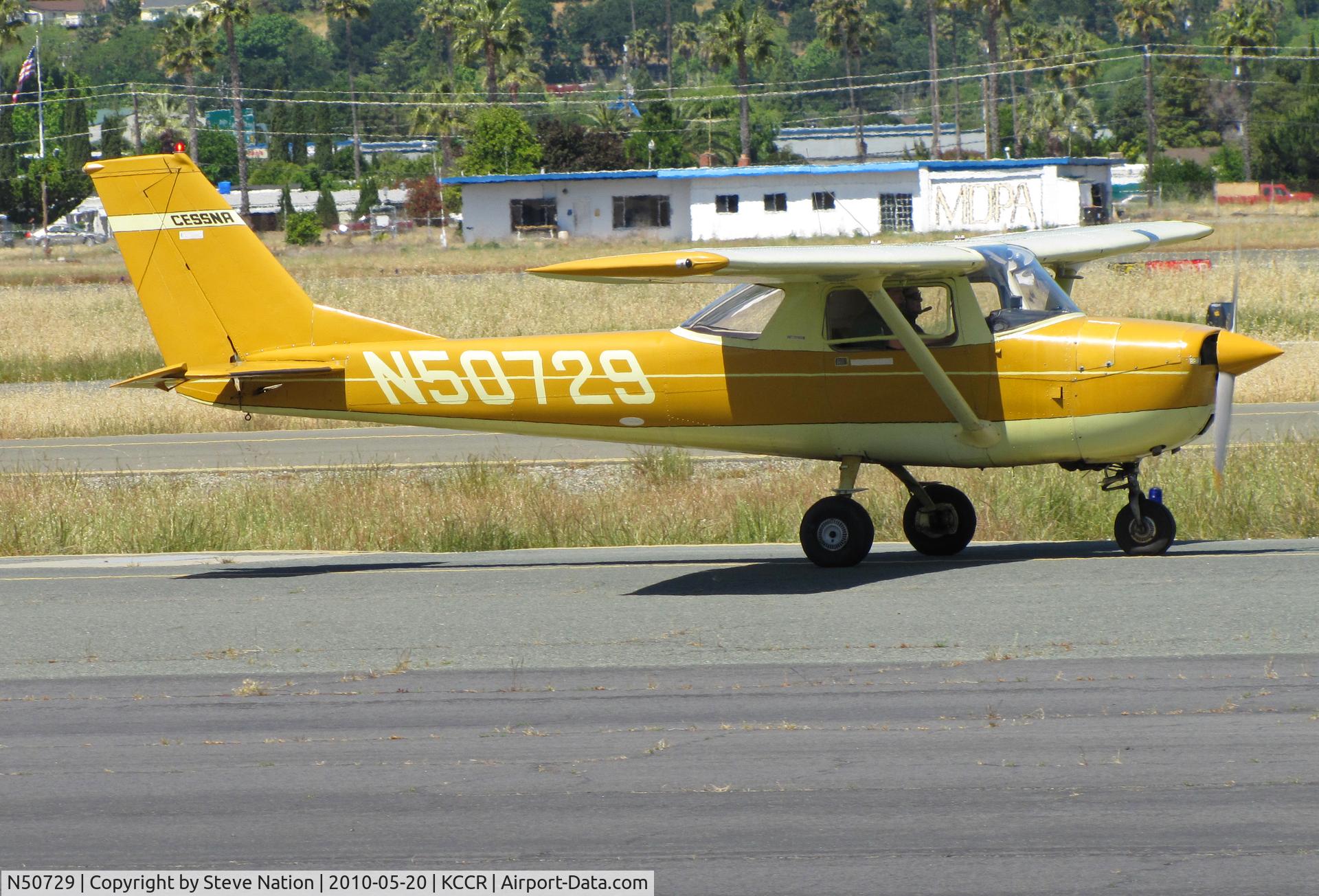 N50729, 1968 Cessna 150J C/N 15069513, Petaluma-based (KO69) 1968 Cessna 150J visiting @ Buchanan Field