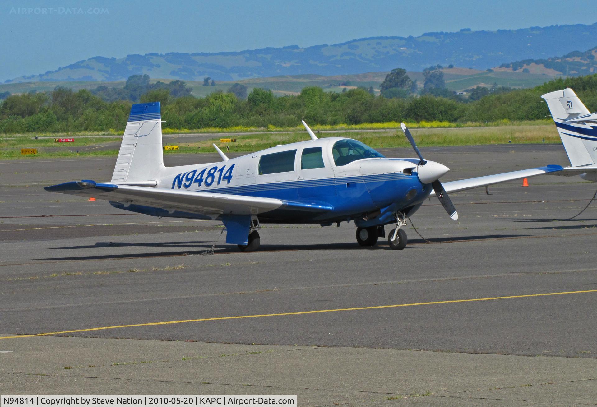 N94814, 1980 Mooney M20J 201 C/N 24-1062, 1980 Mooney M20J visiting KAPC (Napa)