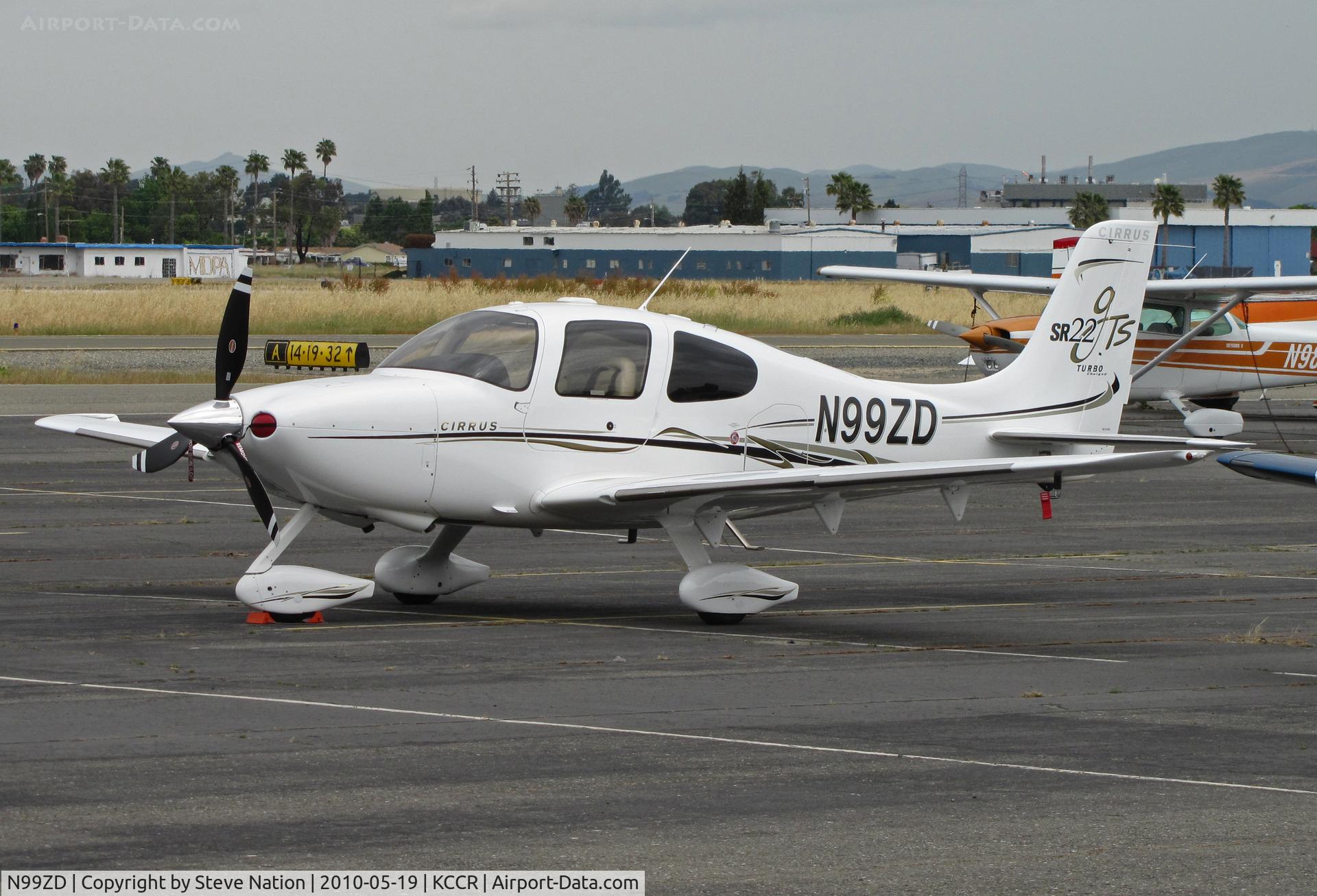 N99ZD, 2007 Cirrus SR22 C/N 2423, 2007 Cirrus SR22 visiting @ KCCR (Buchanan Field, Concord, CA)