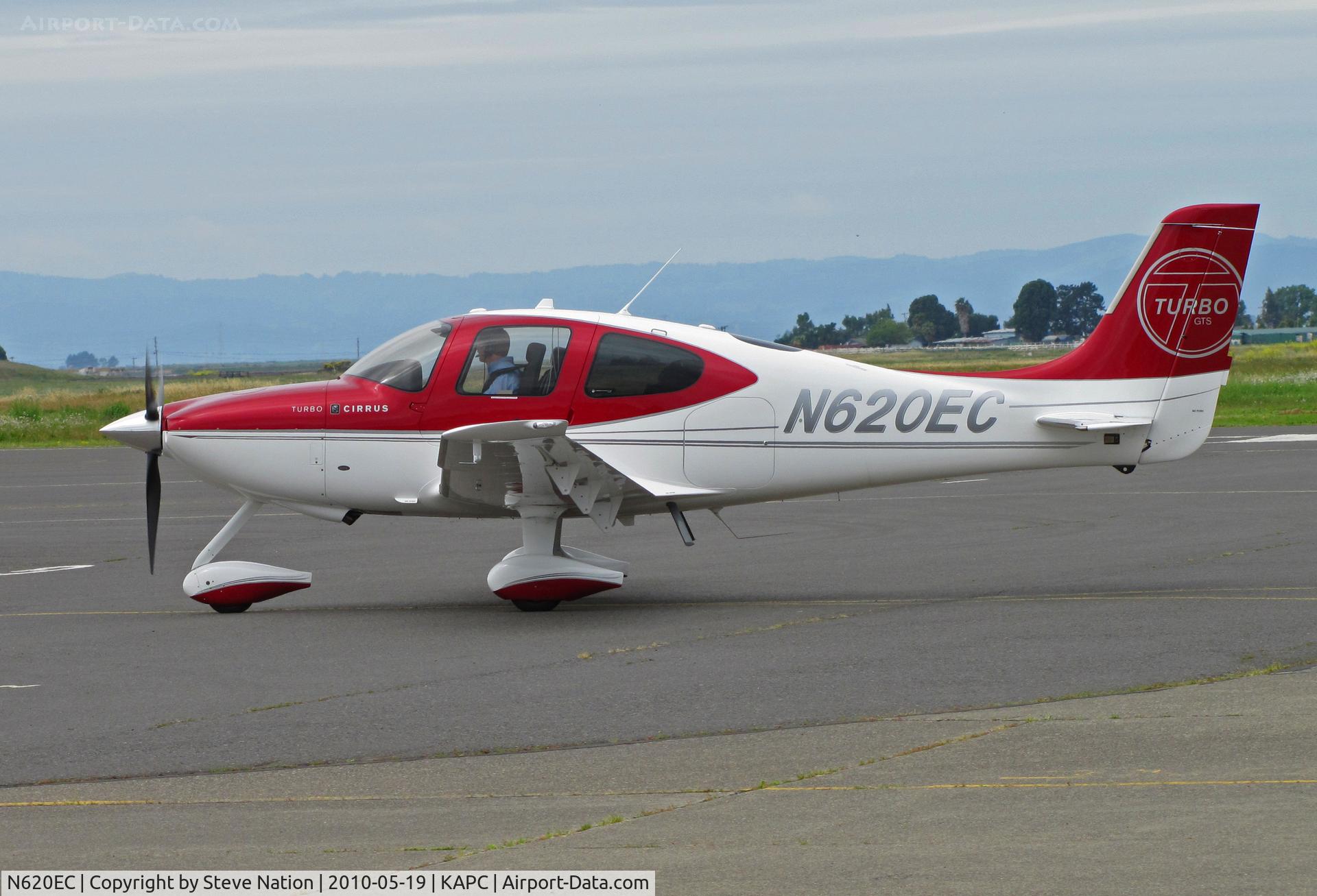 N620EC, Cirrus SR22 C/N 3620, Cirrus SR22 leaving Napa, CA (KAPC) for Milford, UT (KLMF)