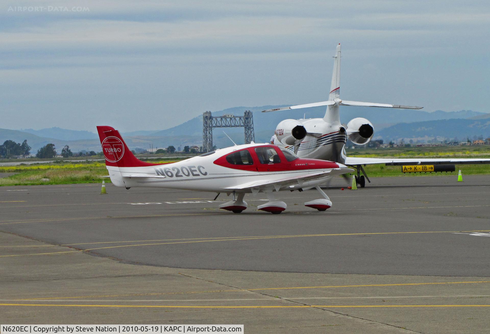 N620EC, Cirrus SR22 C/N 3620, Cirrus SR22 leaving Napa, CA (KAPC) for Milford, UT (KLMF)