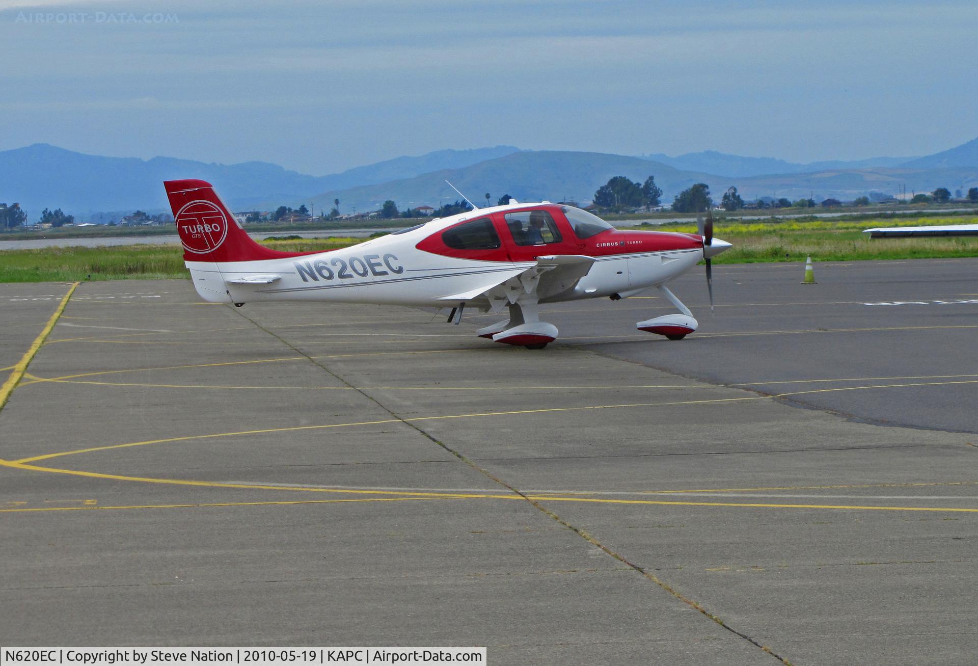 N620EC, Cirrus SR22 C/N 3620, Cirrus SR22 leaving Napa, CA (KAPC) for Milford, UT (KLMF)