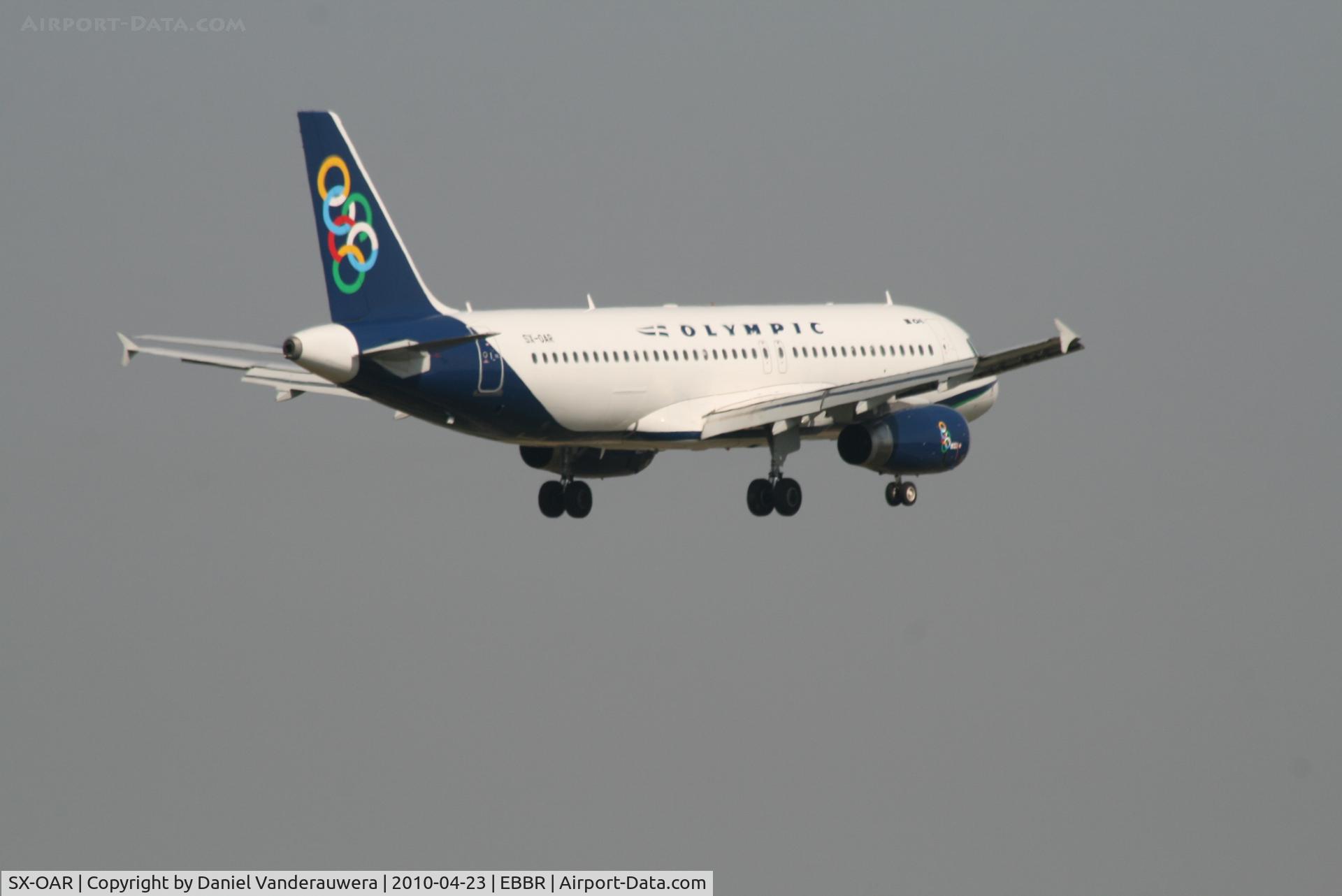 SX-OAR, 2009 Airbus A320-232 C/N 3812, Flight OA145 is descending to RWY 02