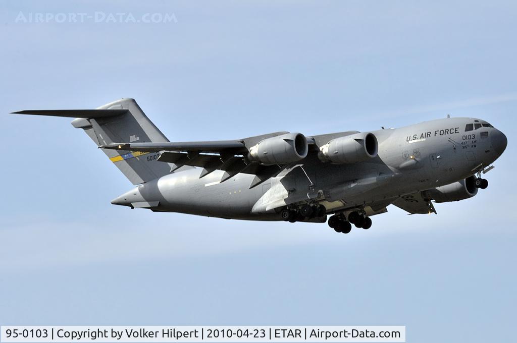 95-0103, 1995 McDonnell Douglas C-17A Globemaster III C/N P-28, at rms