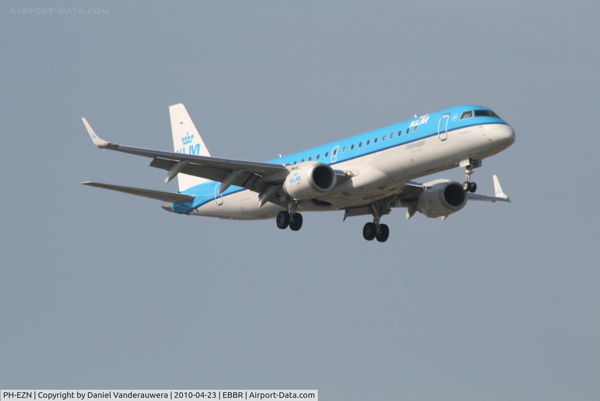 PH-EZN, 2010 Embraer 190LR (ERJ-190-100LR) C/N 19000342, Arrival of flight KL1723 to RWY 02