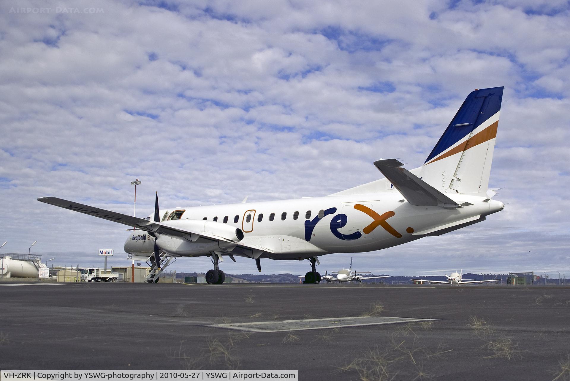 VH-ZRK, 1996 Saab 340B C/N 340B-397, Regional Express SAAB 340B (VH-ZRK) at YSWG.