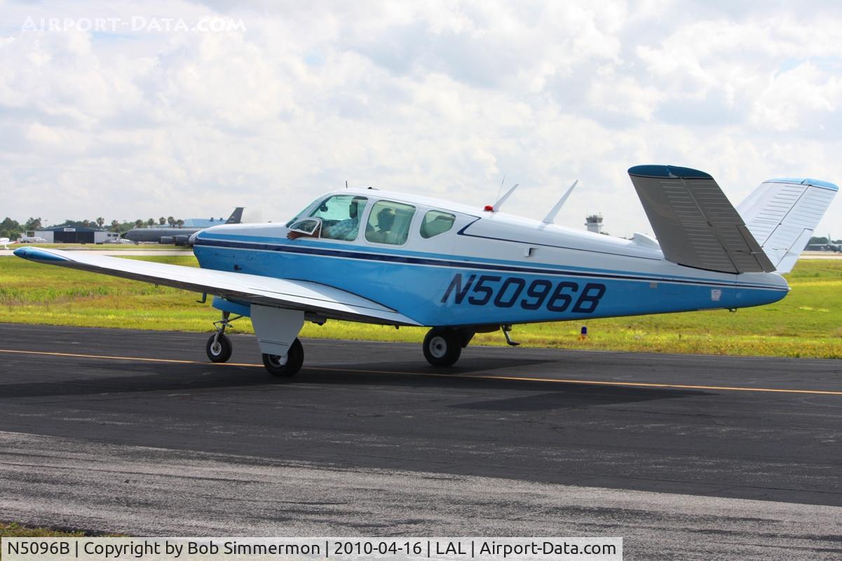 N5096B, 1955 Beech G35 Bonanza C/N D-4402, Sun N Fun 2010