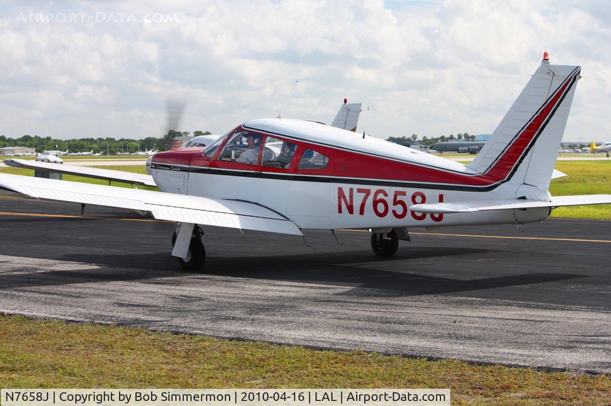N7658J, 1969 Piper PA-28R-180 Cherokee Arrow C/N 28R-31058, Sun N Fun 2010