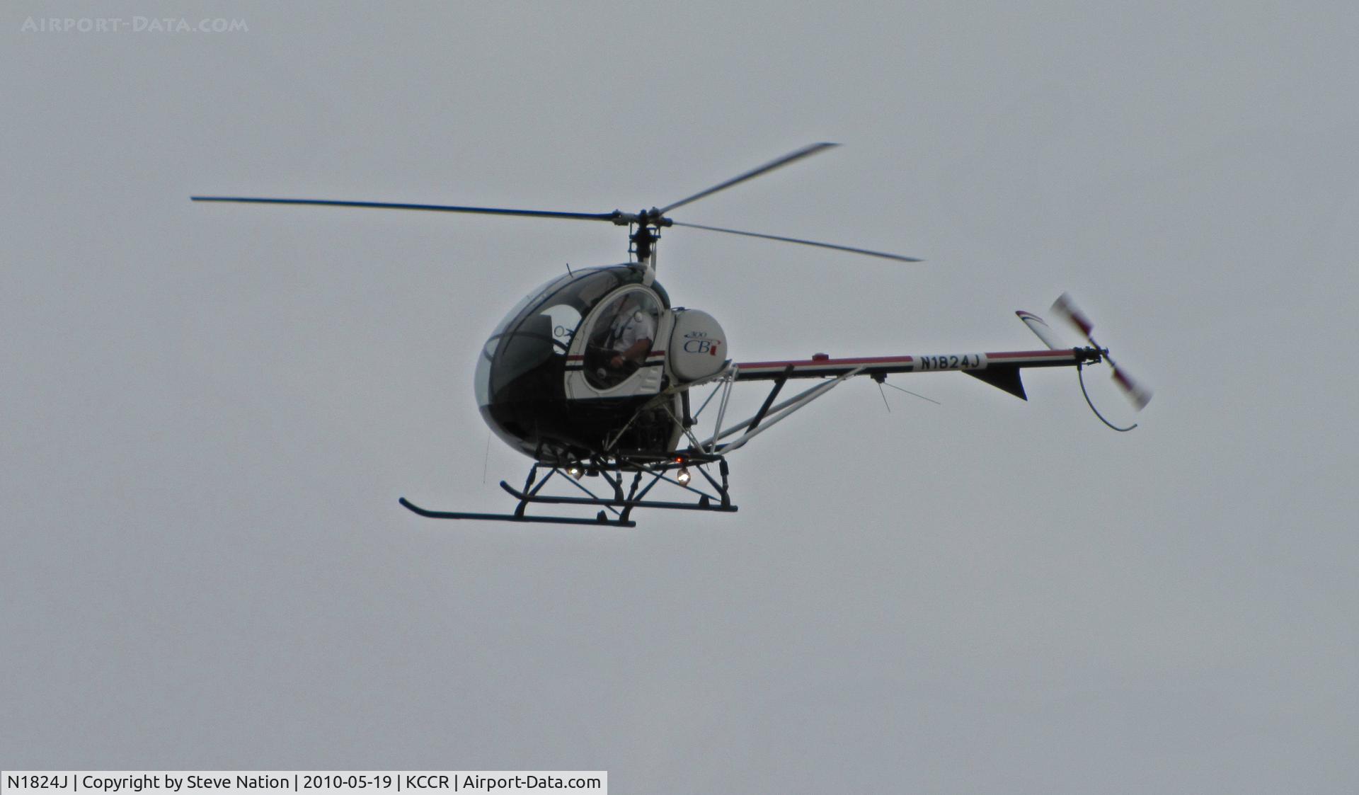N1824J, 2005 Schweizer 269C-1 C/N 0192, Local-based Bristow Academy 269C-1 conducting training flight at Buchanan Field/Concord (KCCR)