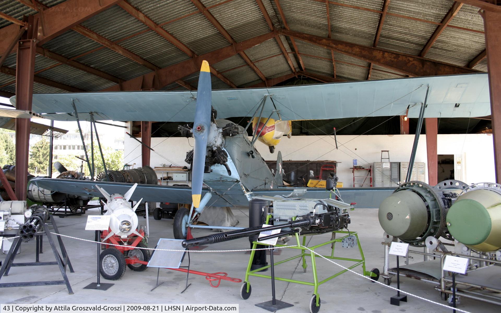 43, 1954 PZL-Okecie CSS-13 (Polikarpov Po-2) C/N 0443, Szolnok Szandaszöllös Airplane Museum