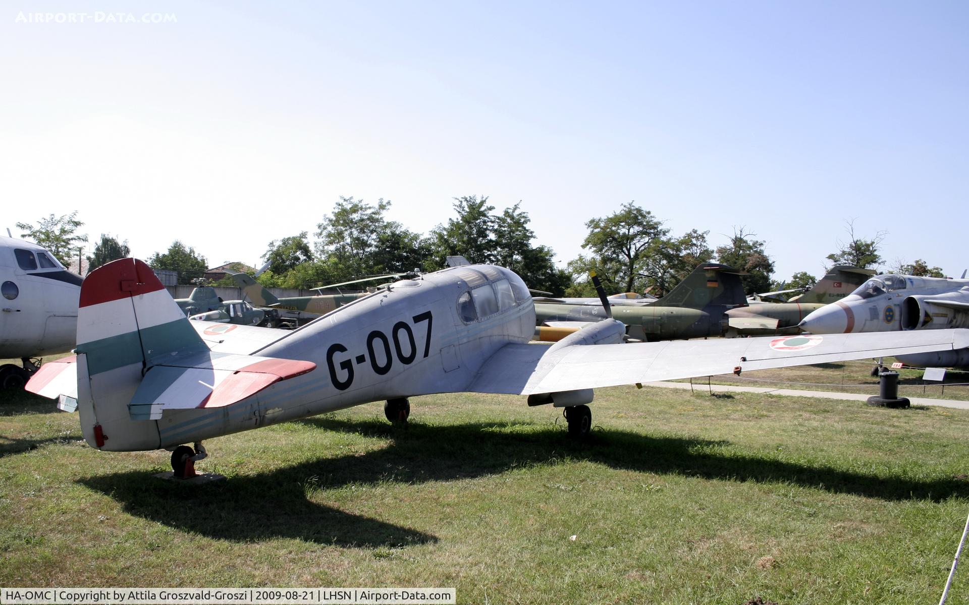 HA-OMC, 1958 Let Aero Ae-45S Super C/N 04-009, Szolnok Szandaszöllös Airplane Museum. G-007