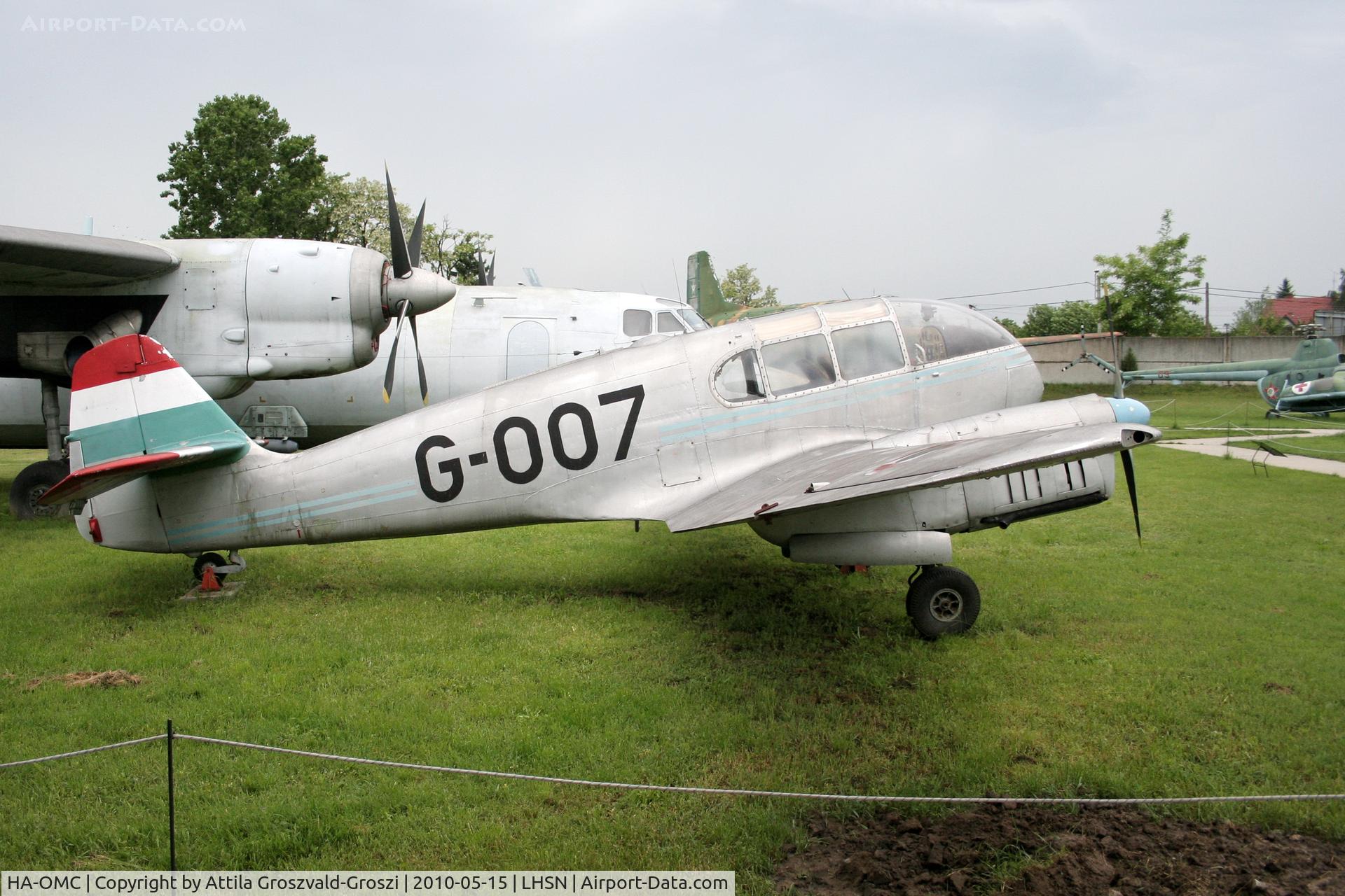 HA-OMC, 1958 Let Aero Ae-45S Super C/N 04-009, Szolnok Szandaszöllös Airplane Museum. G-007