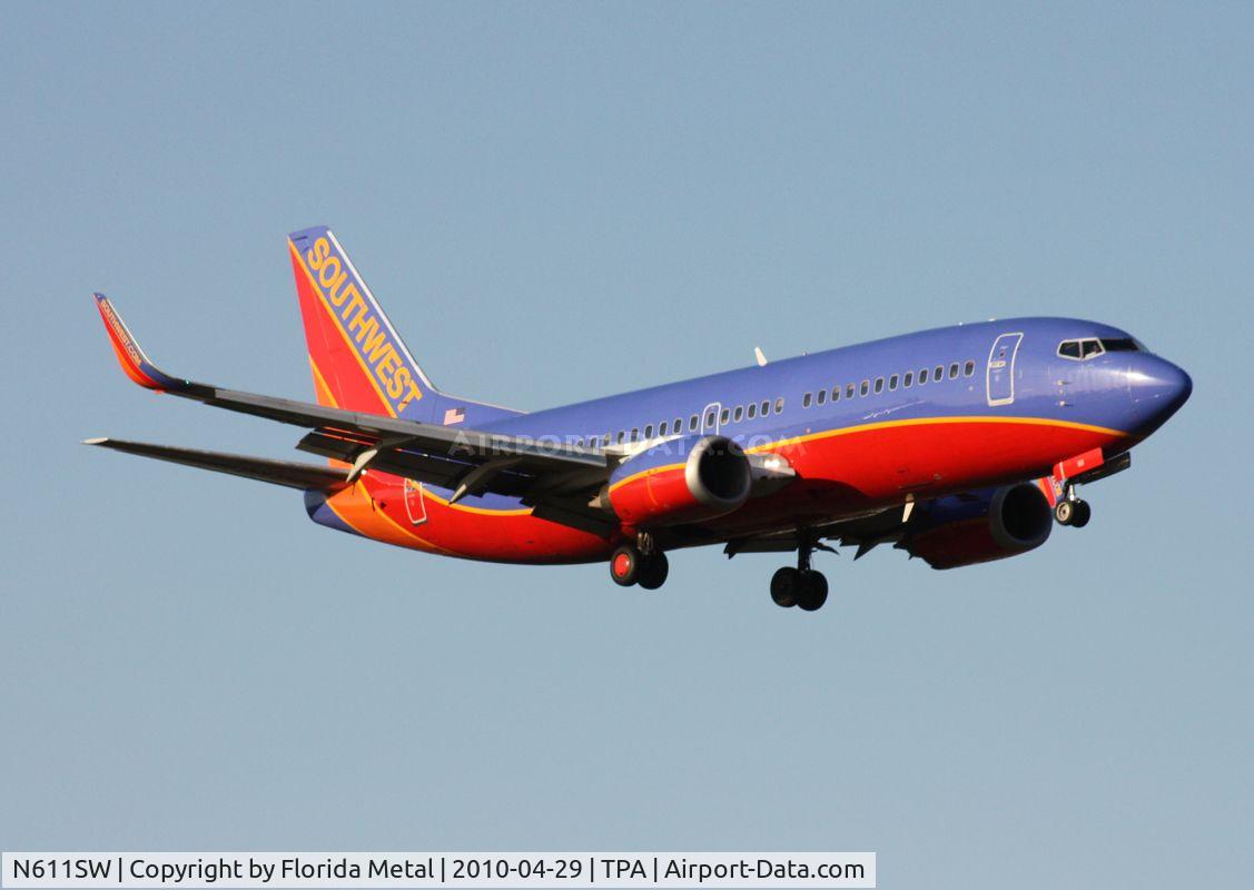 N611SW, 1995 Boeing 737-3H4 C/N 27697, Southwest 737-300