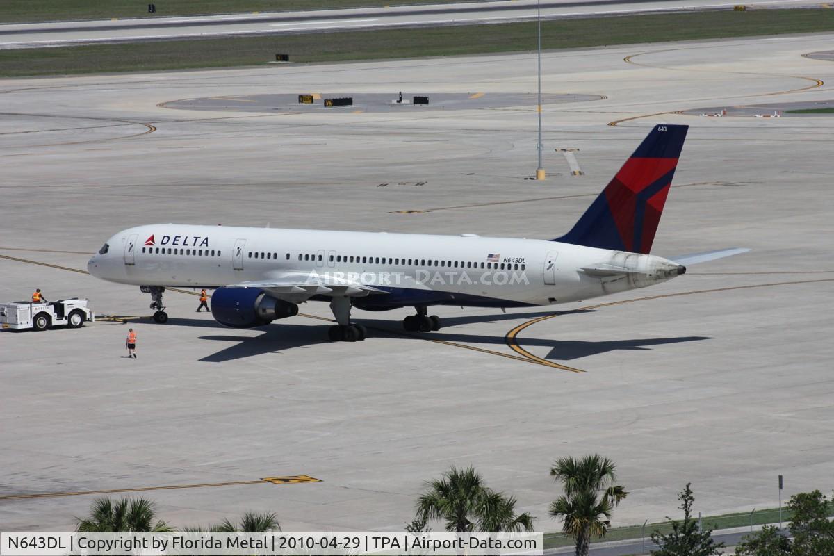 N643DL, 1989 Boeing 757-232 C/N 23997, Delta 757-200