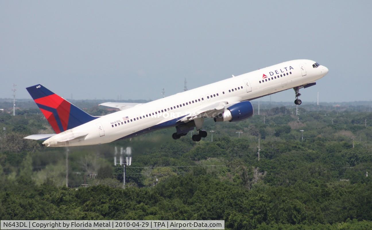 N643DL, 1989 Boeing 757-232 C/N 23997, Delta 757-200