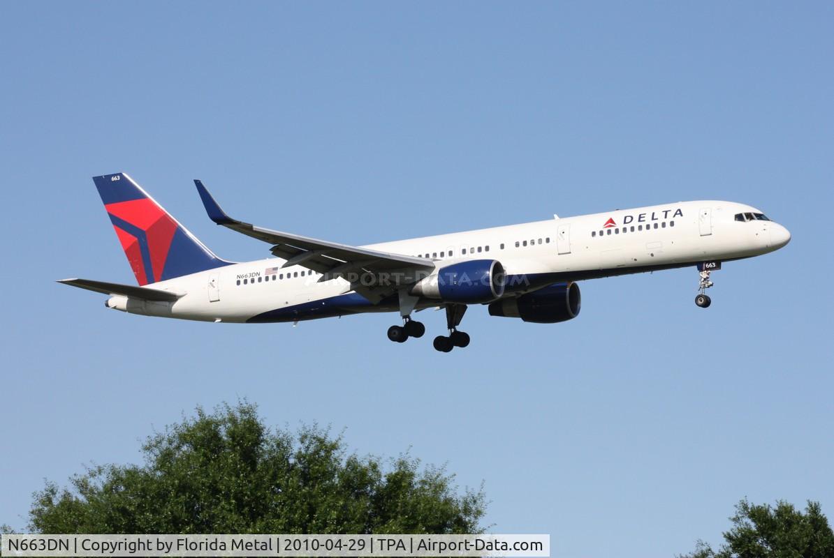 N663DN, 1991 Boeing 757-232 C/N 24992, Delta 757-200
