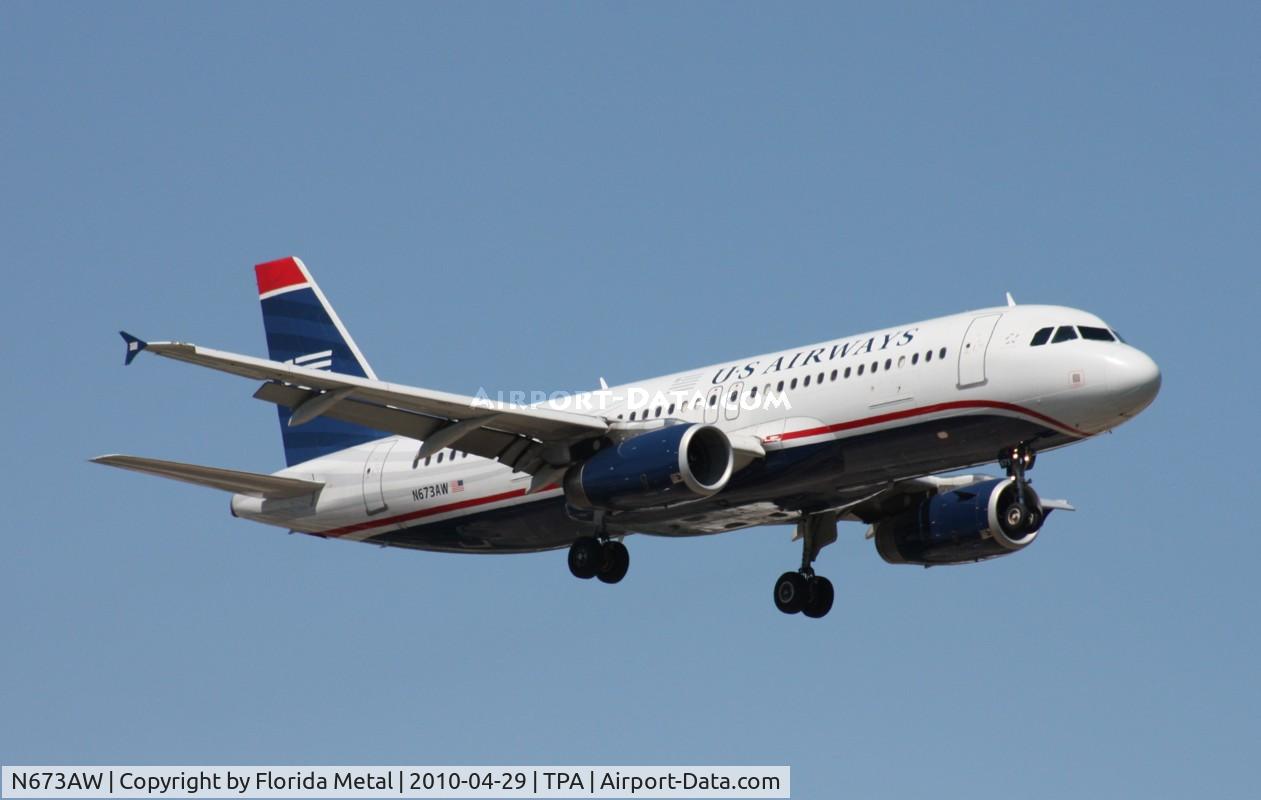 N673AW, 2004 Airbus A320-232 C/N 2312, US Airways A320