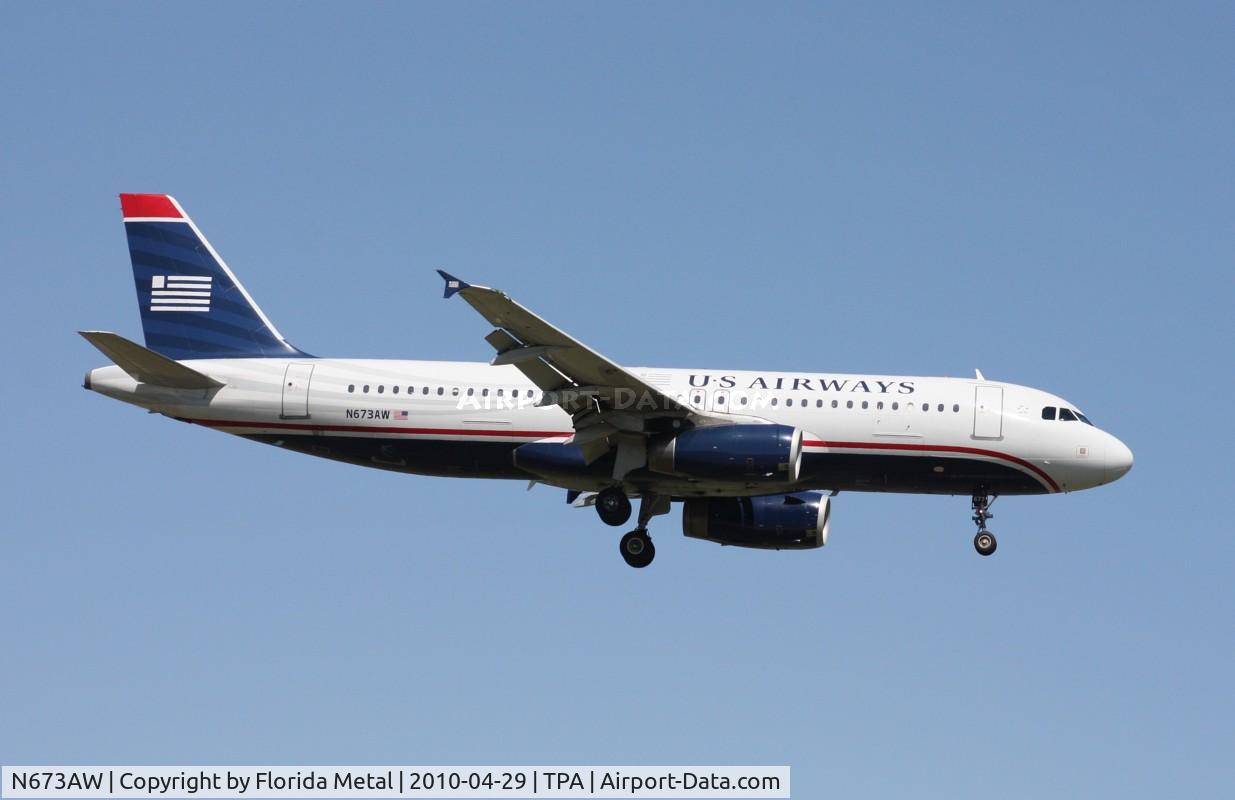 N673AW, 2004 Airbus A320-232 C/N 2312, US Airways A320