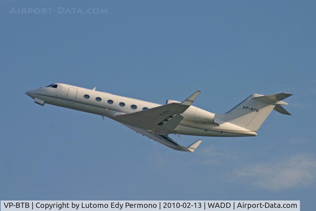 VP-BTB, 2007 Gulfstream Aerospace GIV-X (G450) C/N 4103, UNK