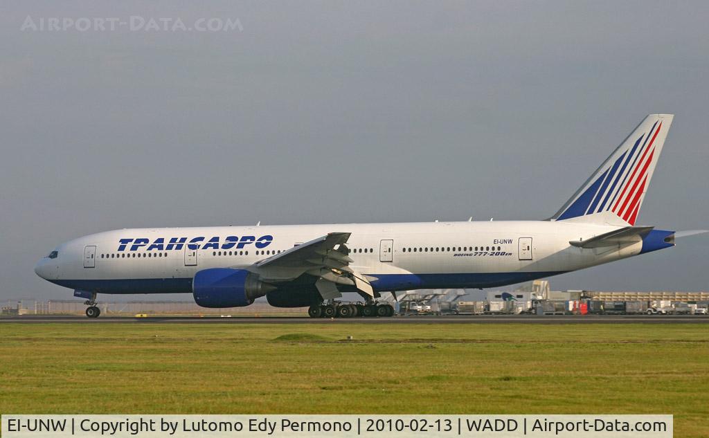 EI-UNW, 1999 Boeing 777-222 C/N 30214, Transaero