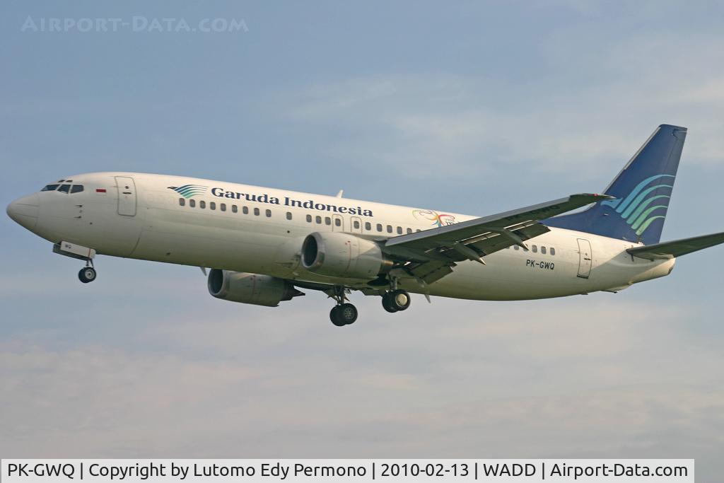 PK-GWQ, Boeing 737-4U3 C/N 25719, Garuda Indonesia
