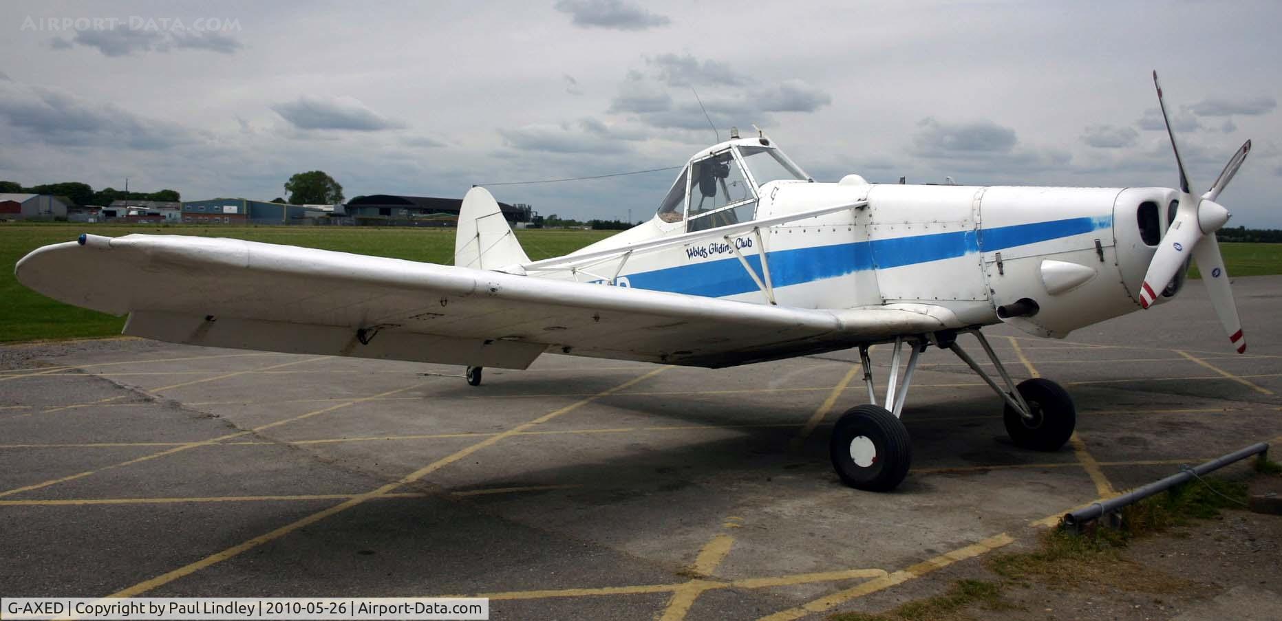 G-AXED, 1965 Piper PA-25-235 Pawnee C/N 25-3586, Pocklington's tug !