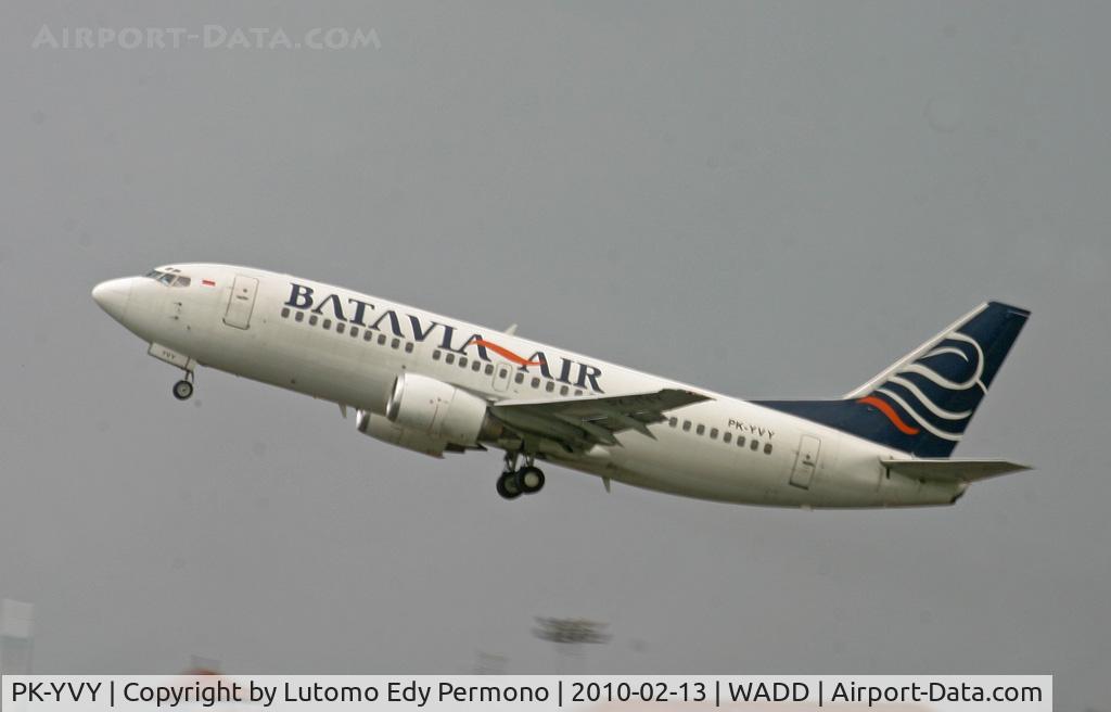 PK-YVY, 1984 Boeing 737-3B7 C/N 22952, Batavia Air