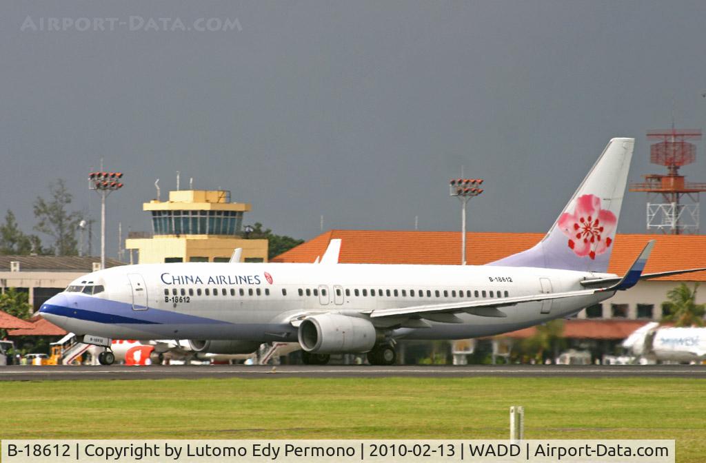 B-18612, Boeing 737-809 C/N 30173, China Airlines
