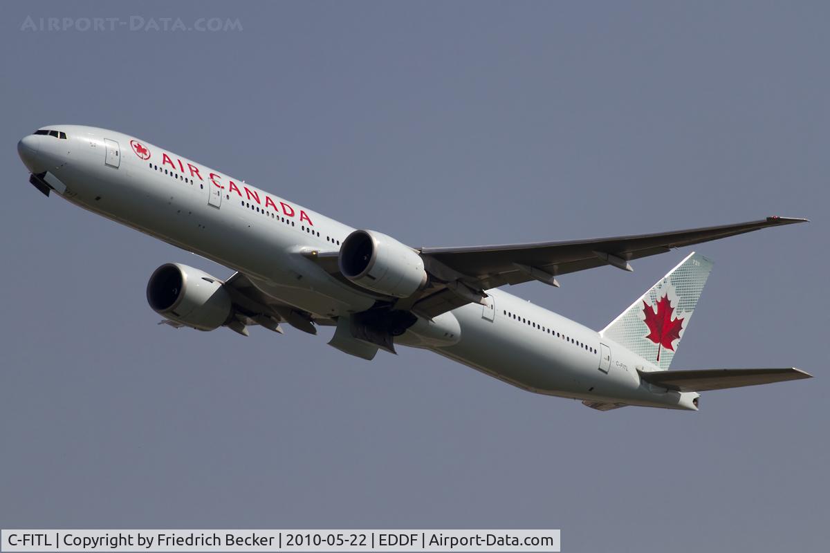 C-FITL, 2007 Boeing 777-333/ER C/N 35256, departing vai RW25R