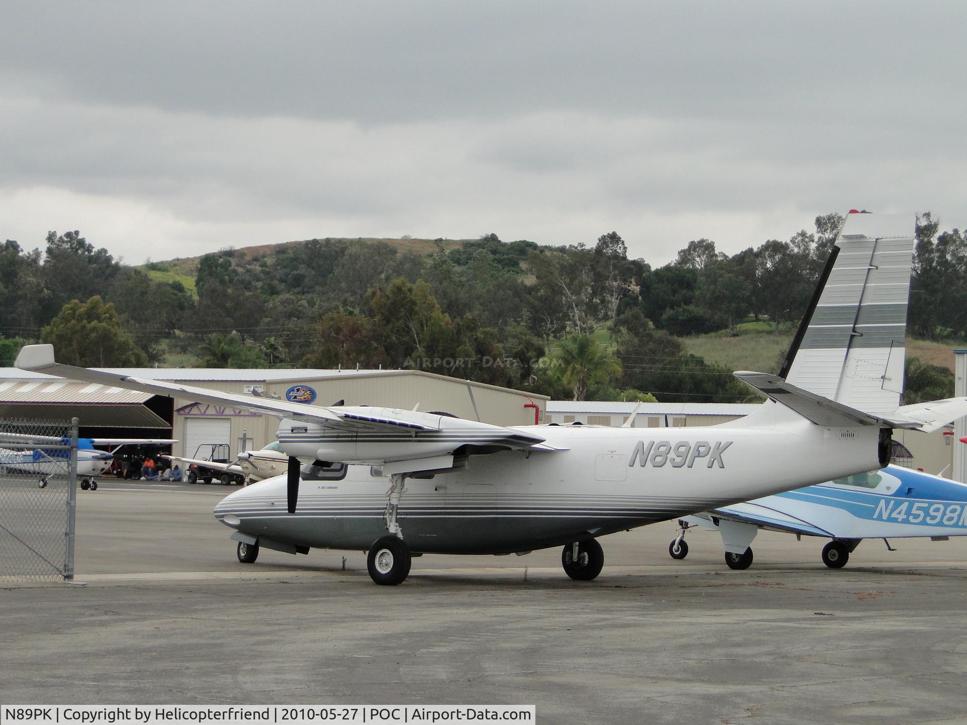 N89PK, 1963 Aero Commander 680-F C/N 680F-1192-99, Parked at Howard Aviation