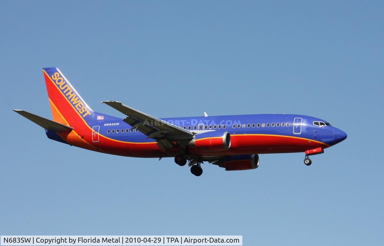 N683SW, 1988 Boeing 737-3G7 C/N 24008, Southwest 737-300