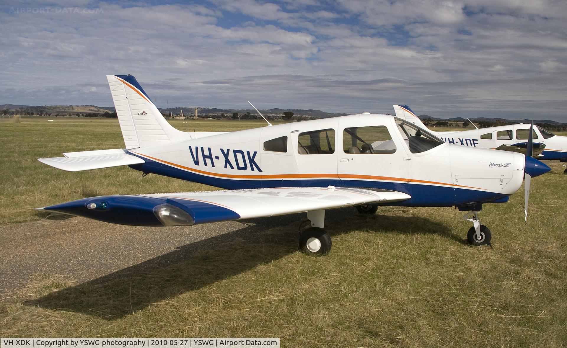 VH-XDK, 2008 Piper PA-28-161 Cherokee Warrior II C/N 2842304, Piper Pa-28-161 (Warrior III) VH-XDK at YSWG.