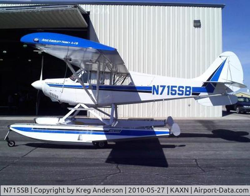 N715SB, 2000 Aviat A-1B Husky C/N 2051, At Weber's Aero Repair. Sorry for the poor quality, this photo was taken by my cell phone.