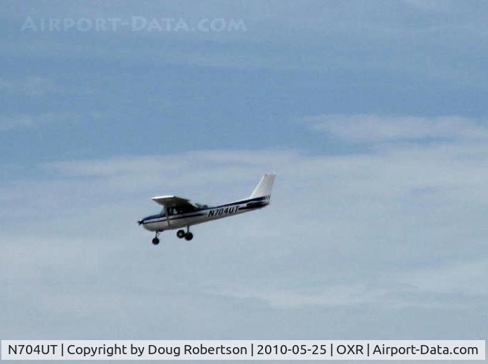 N704UT, 1976 Cessna 150M C/N 15078891, 1976 Cessna 150M, Continental O-200 100 Hp, on final Rwy 25