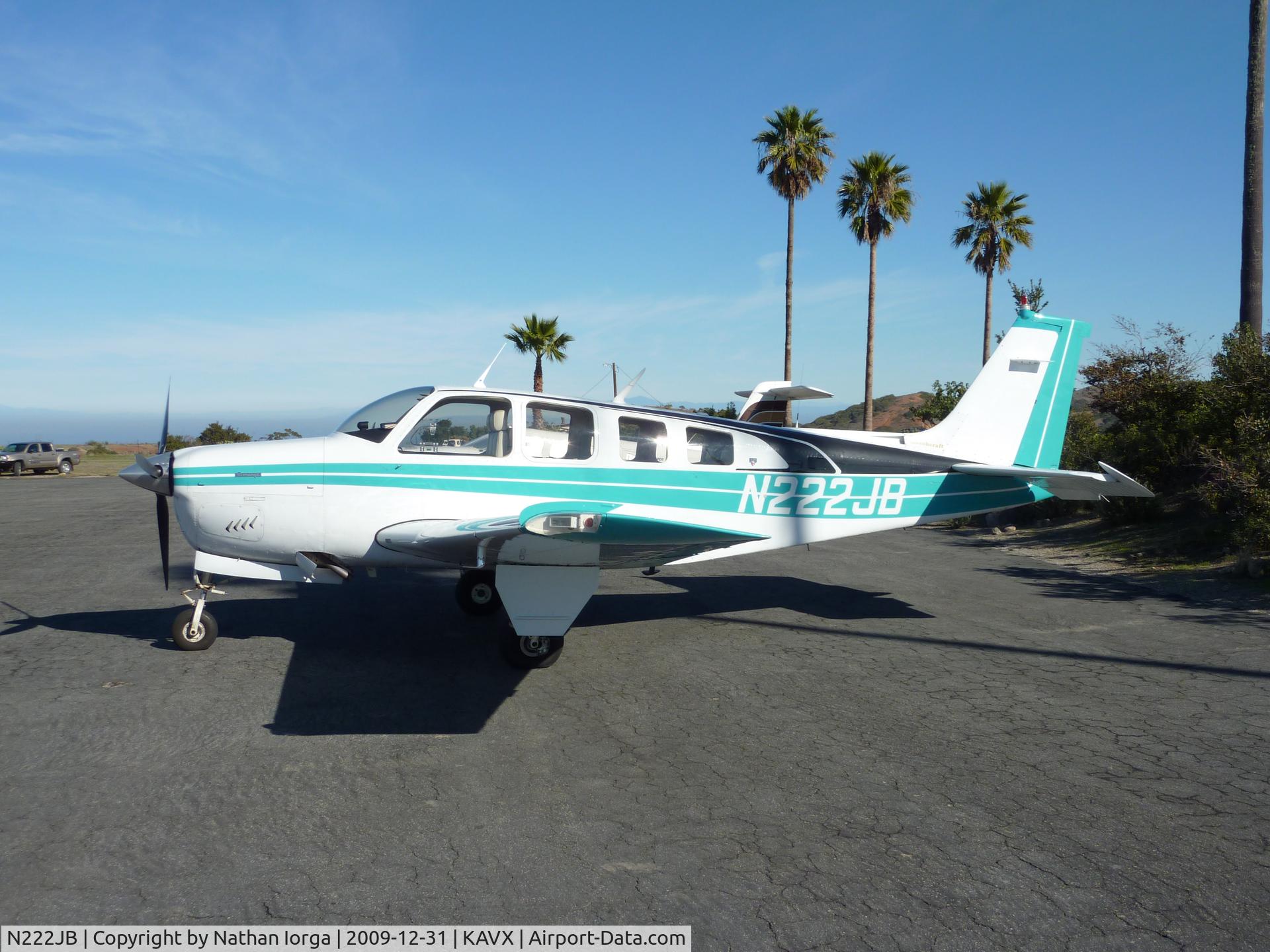 N222JB, 1978 Beech A36 Bonanza 36 C/N E-1415, At Catalina Airport