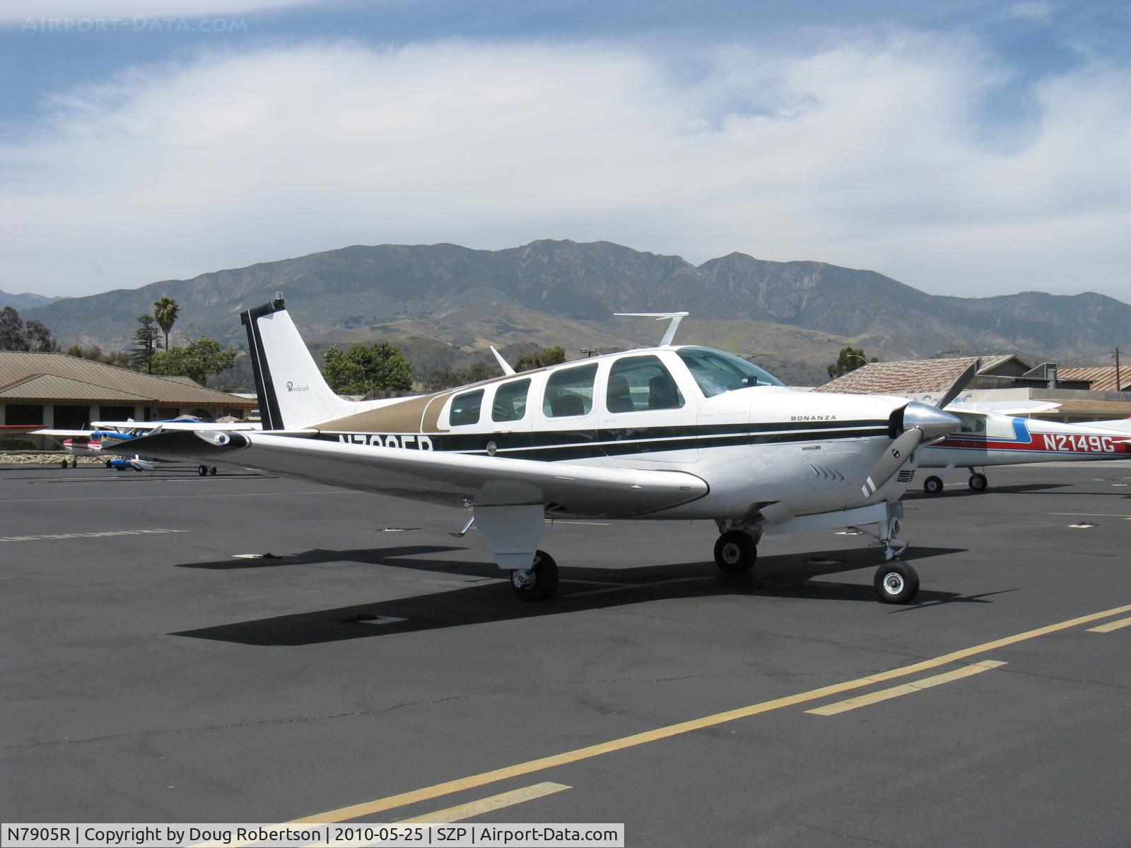N7905R, 1970 Beech A36 Bonanza 36 C/N E-230, 1970 Beech A36 BONANZA, Continental IO-520 285 Hp