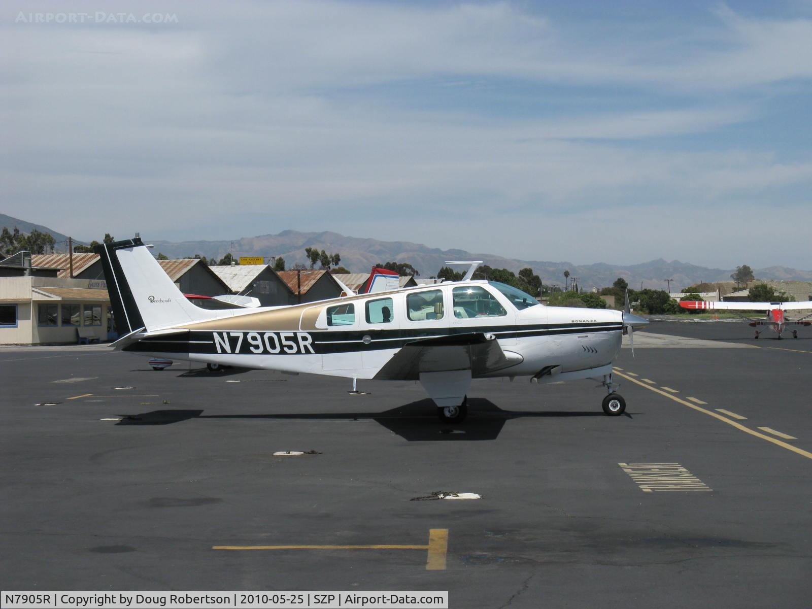 N7905R, 1970 Beech A36 Bonanza 36 C/N E-230, 1970 Beech A36 BONANZA, Continental IO-520 285 Hp
