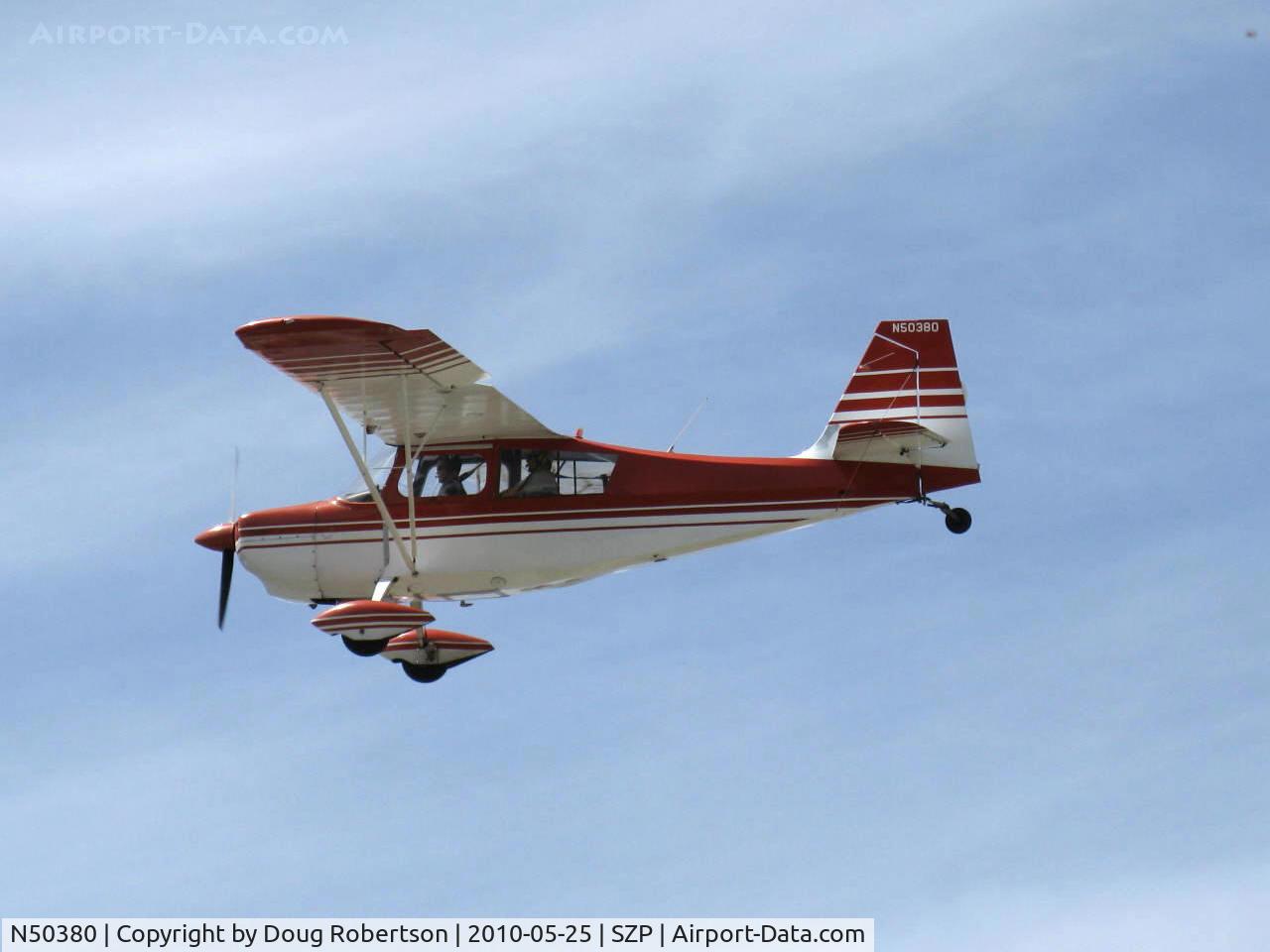 N50380, 1979 Bellanca 7ECA Citabria Citabria C/N 1291-79, 1979 Bellanca 7ECA CITABRIA, Lycoming O-235 115 Hp, on final Rwy 22