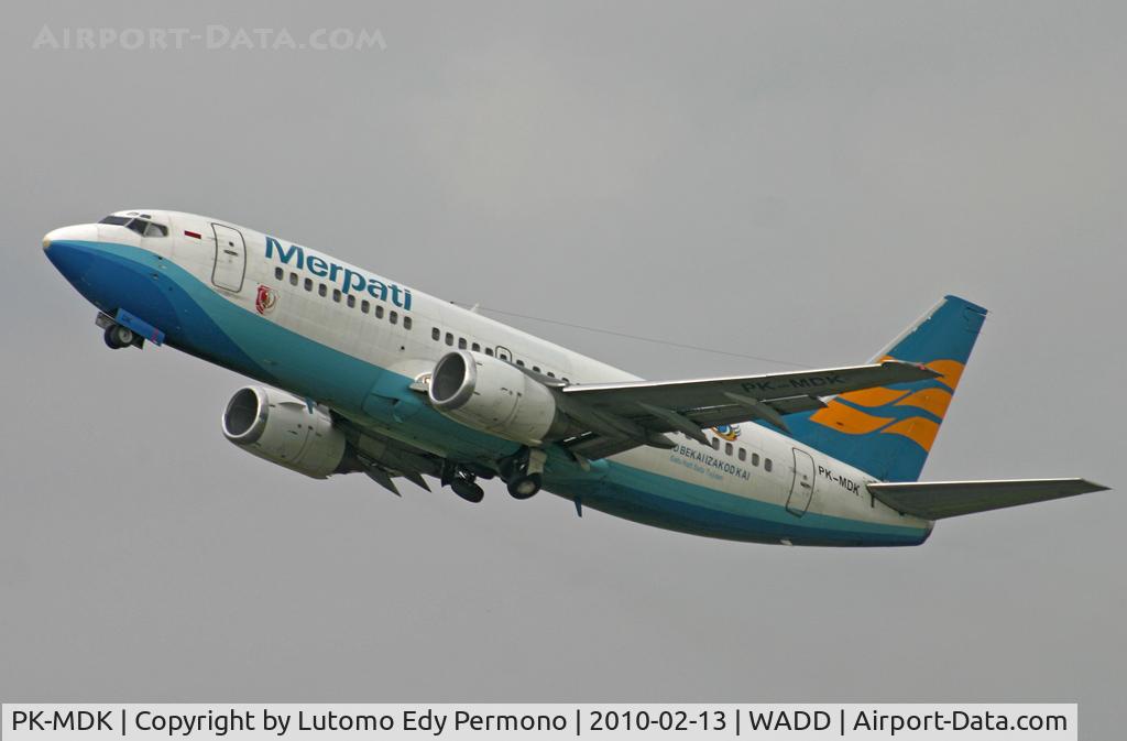PK-MDK, 1988 Boeing 737-3B7 C/N 23858, Merpati