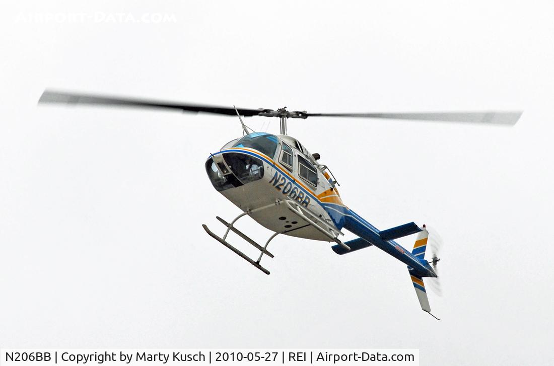 N206BB, 1967 Bell 206B JetRanger II C/N 112, Flying the pattern