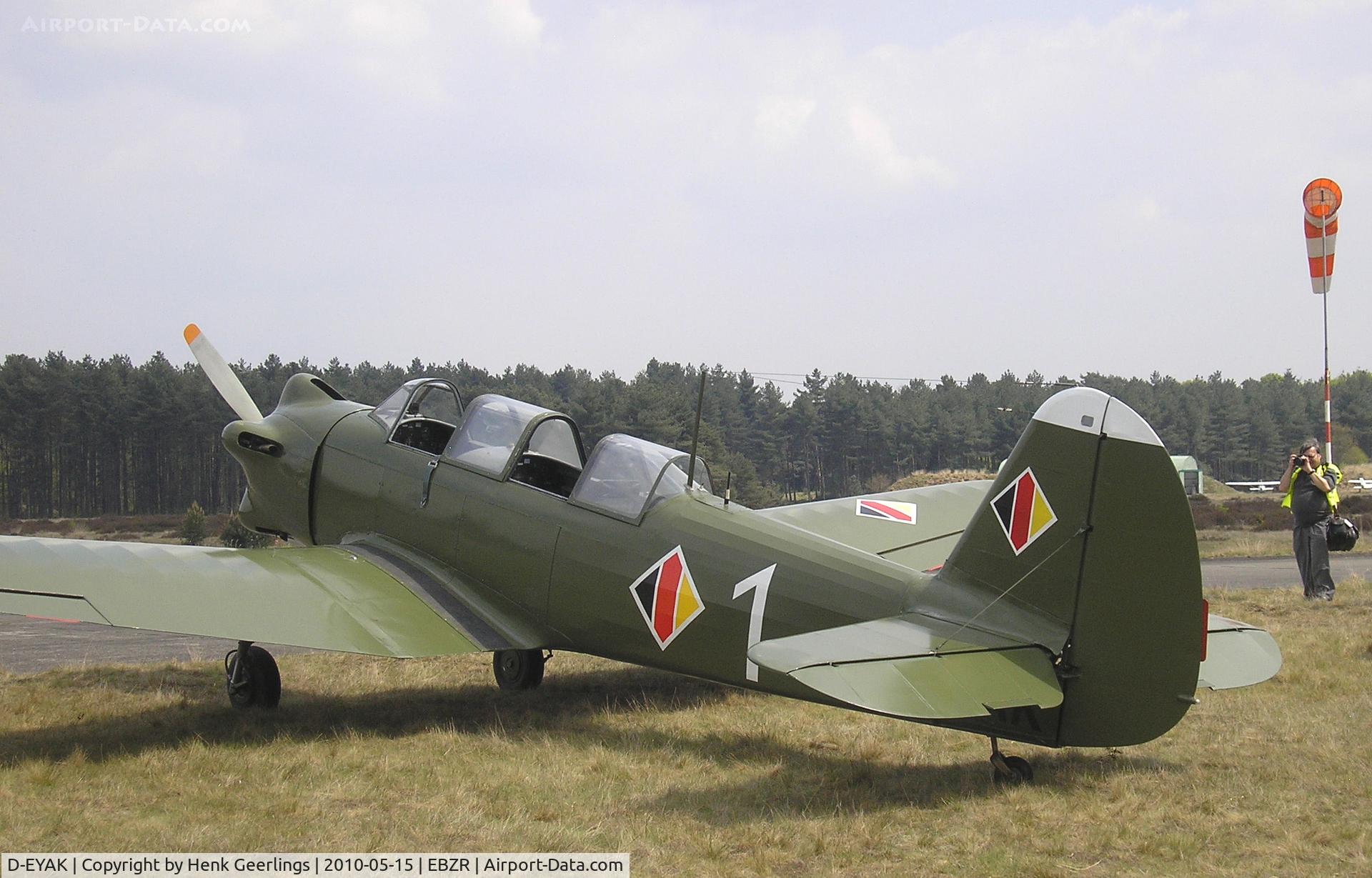 D-EYAK, 1955 Yakovlev Yak-18 C/N 1 320 007, Chipmunk & Cirrus Meet , May 2010