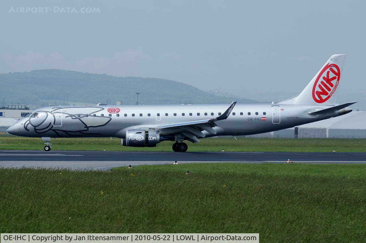 OE-IHC, 2010 Embraer 190LR (ERJ-190-100LR) C/N 19000349, New Embraer for Niki