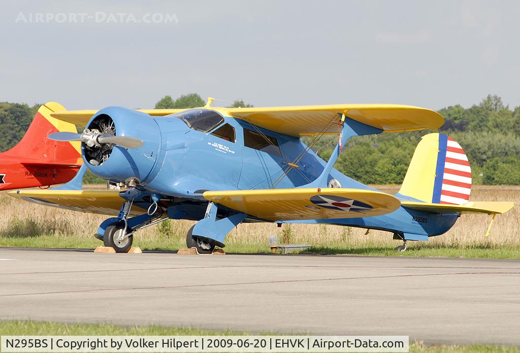 N295BS, 1939 Beech YC-43A Staggerwing C/N 295, at Volkel