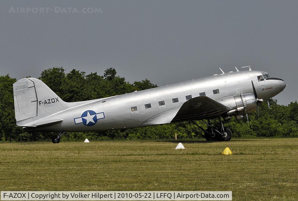 F-AZOX, 1945 Douglas DC-3C-S1C3G (C-47B-35-DK) C/N 16604, at LFFQ