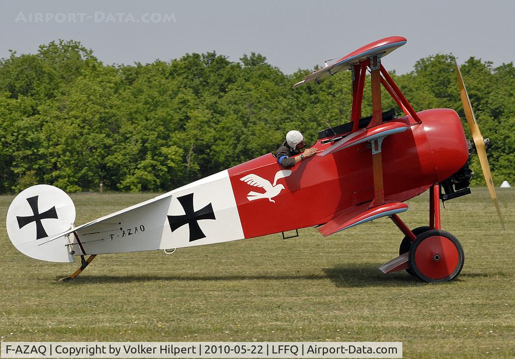 F-AZAQ, Fokker Dr.1 Triplane Replica C/N 01, at lffq